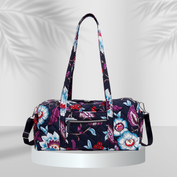 Vera Bradley Small Travel Duffel Bag Mayfair in Bloom Windsor
