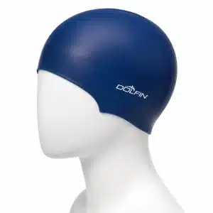Navy Silicone Swim Cap